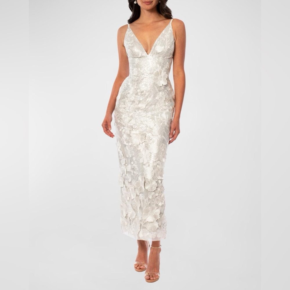 Helsi Nora Embellished Sequin V Neck Gown - Sold Out